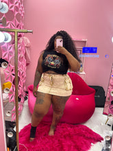 Washed Denim Cargo  Mini Skirt